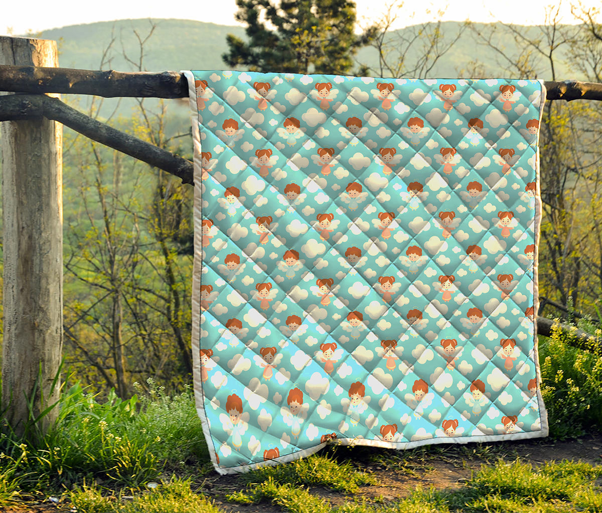 Little Angel Pattern Print Quilt