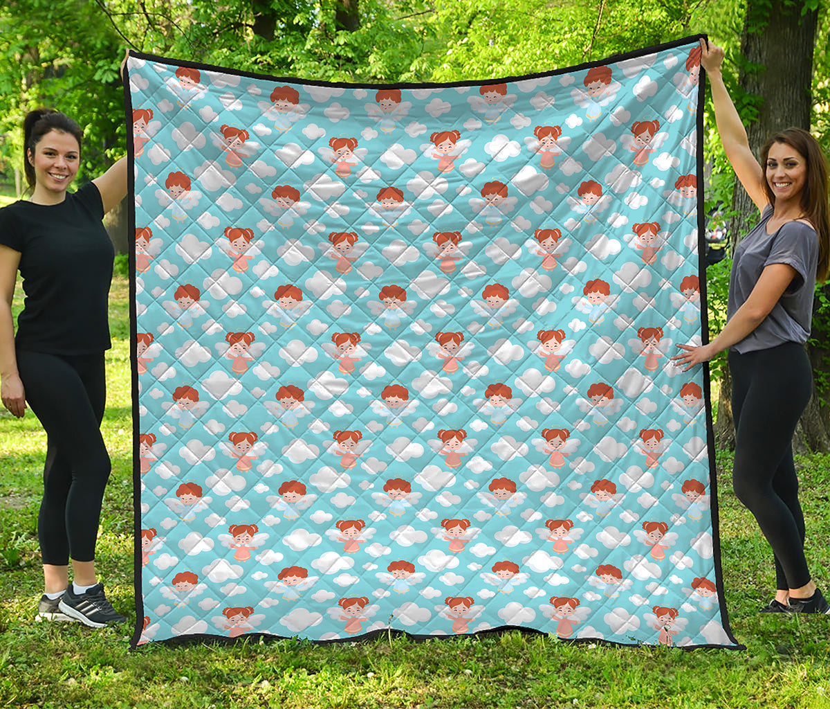 Little Angel Pattern Print Quilt