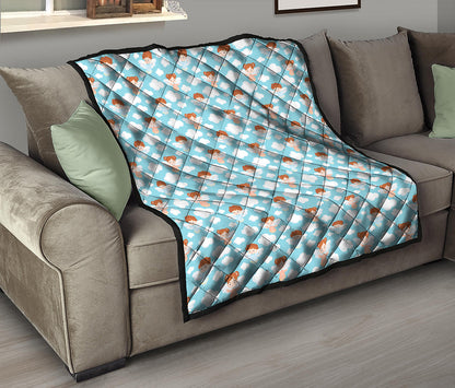 Little Angel Pattern Print Quilt