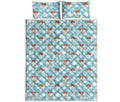 Little Angel Pattern Print Quilt Bed Set