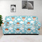 Little Angel Pattern Print Sofa Cover