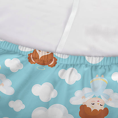 Little Angel Pattern Print Sofa Cover