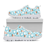 Little Angel Pattern Print White Sneakers