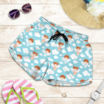 Little Angel Pattern Print Women's Shorts