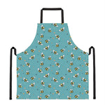 Little Bee Pattern Print Apron