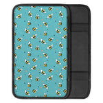 Little Bee Pattern Print Car Center Console Cover