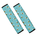 Little Bee Pattern Print Car Seat Belt Covers
