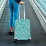 Little Bee Pattern Print Luggage Cover