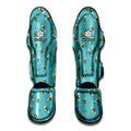 Little Bee Pattern Print Muay Thai Shin Guards