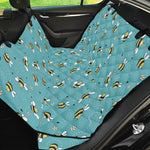 Little Bee Pattern Print Pet Car Back Seat Cover