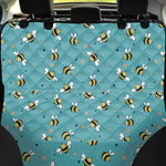 Little Bee Pattern Print Pet Car Back Seat Cover
