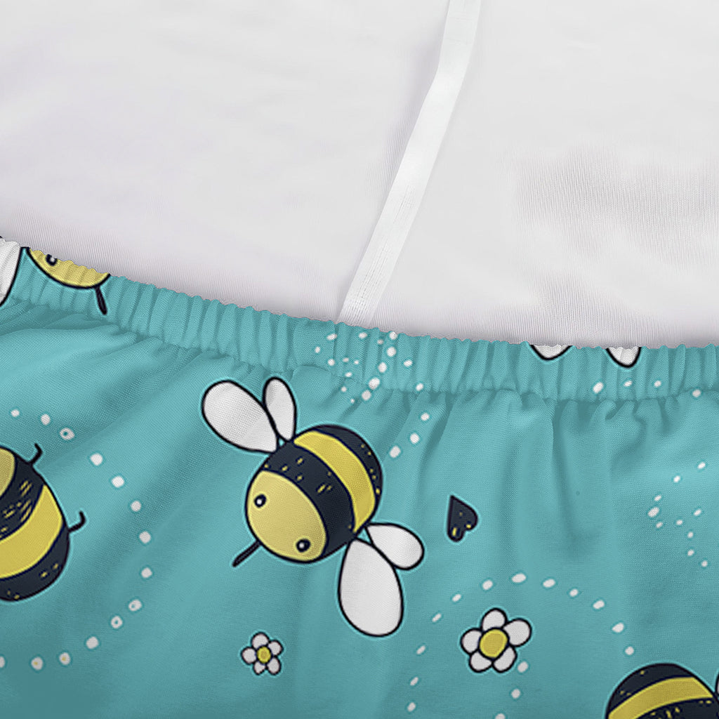 Little Bee Pattern Print Sofa Cover