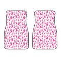Little Breast Cancer Ribbon Print Front Car Floor Mats