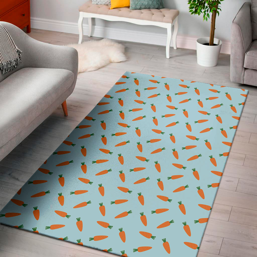 Little Carrot Pattern Print Area Rug