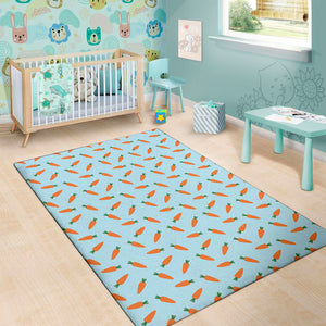 Little Carrot Pattern Print Area Rug