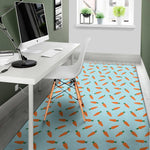 Little Carrot Pattern Print Area Rug