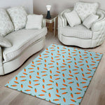 Little Carrot Pattern Print Area Rug