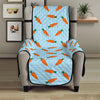 Little Carrot Pattern Print Armchair Protector