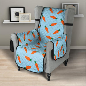 Little Carrot Pattern Print Armchair Protector