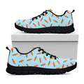 Little Carrot Pattern Print Black Running Shoes