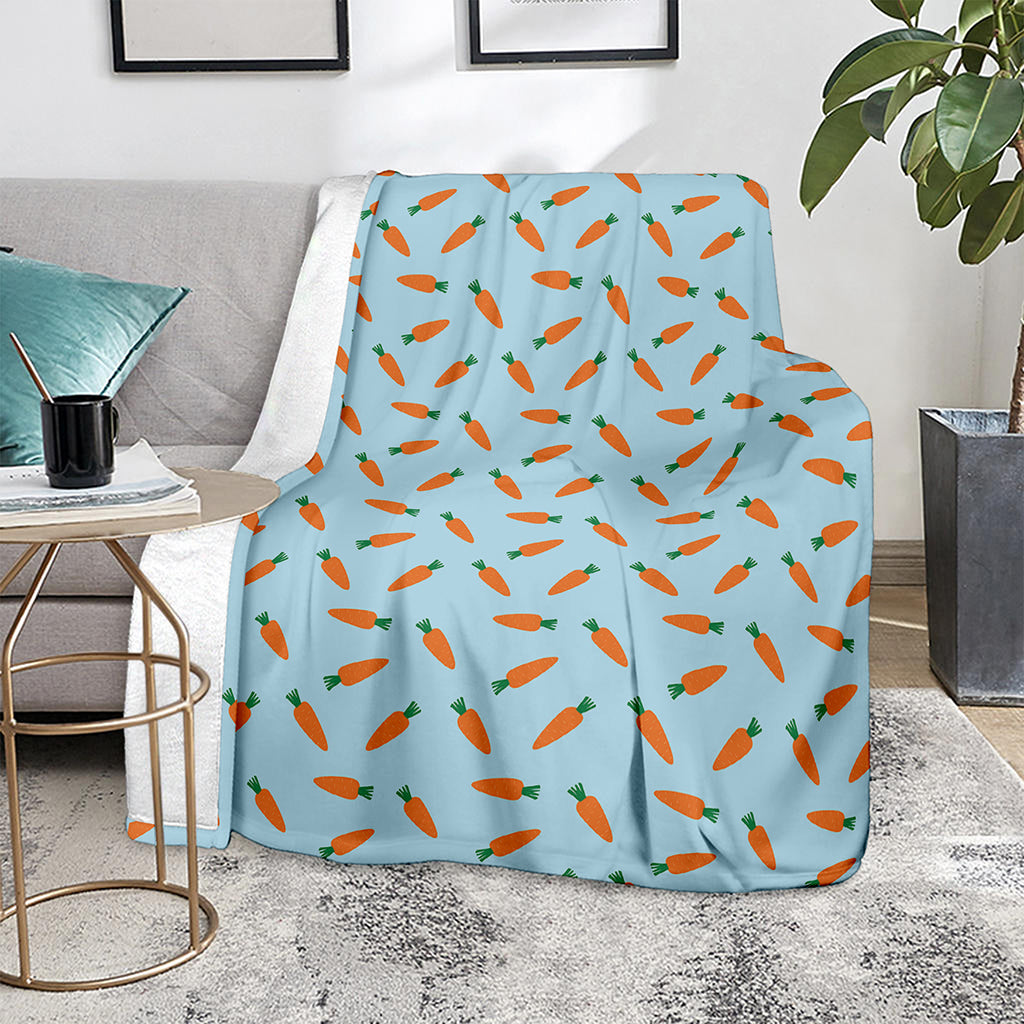 Little Carrot Pattern Print Blanket