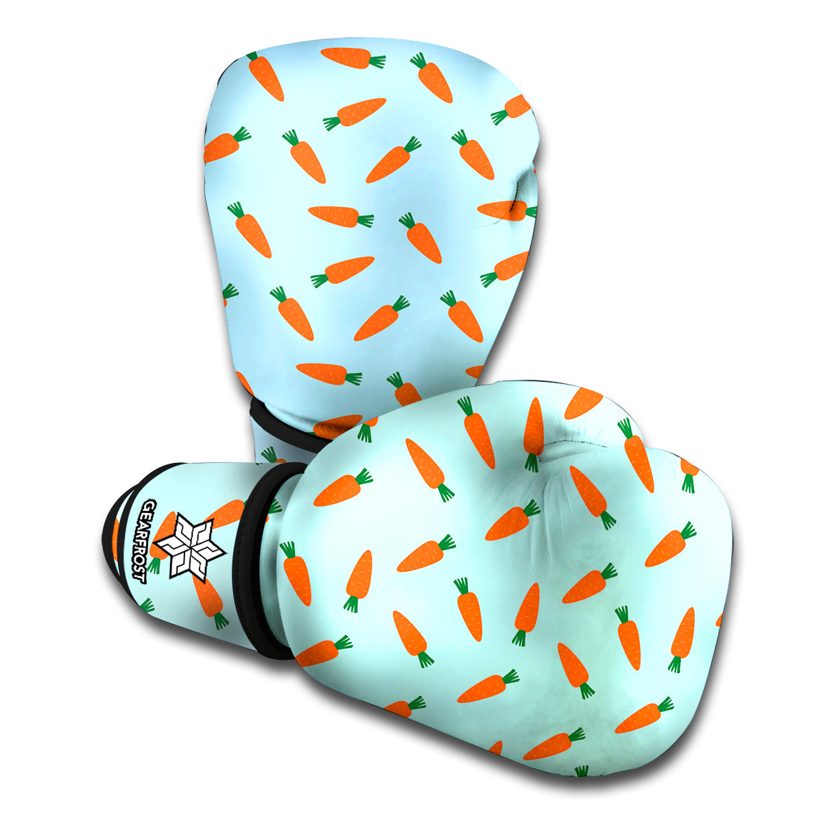 Little Carrot Pattern Print Boxing Gloves