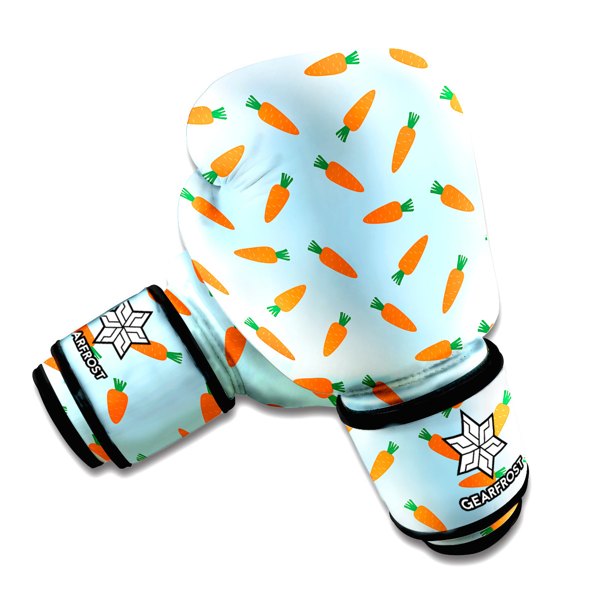 Little Carrot Pattern Print Boxing Gloves