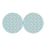 Little Carrot Pattern Print Car Coasters