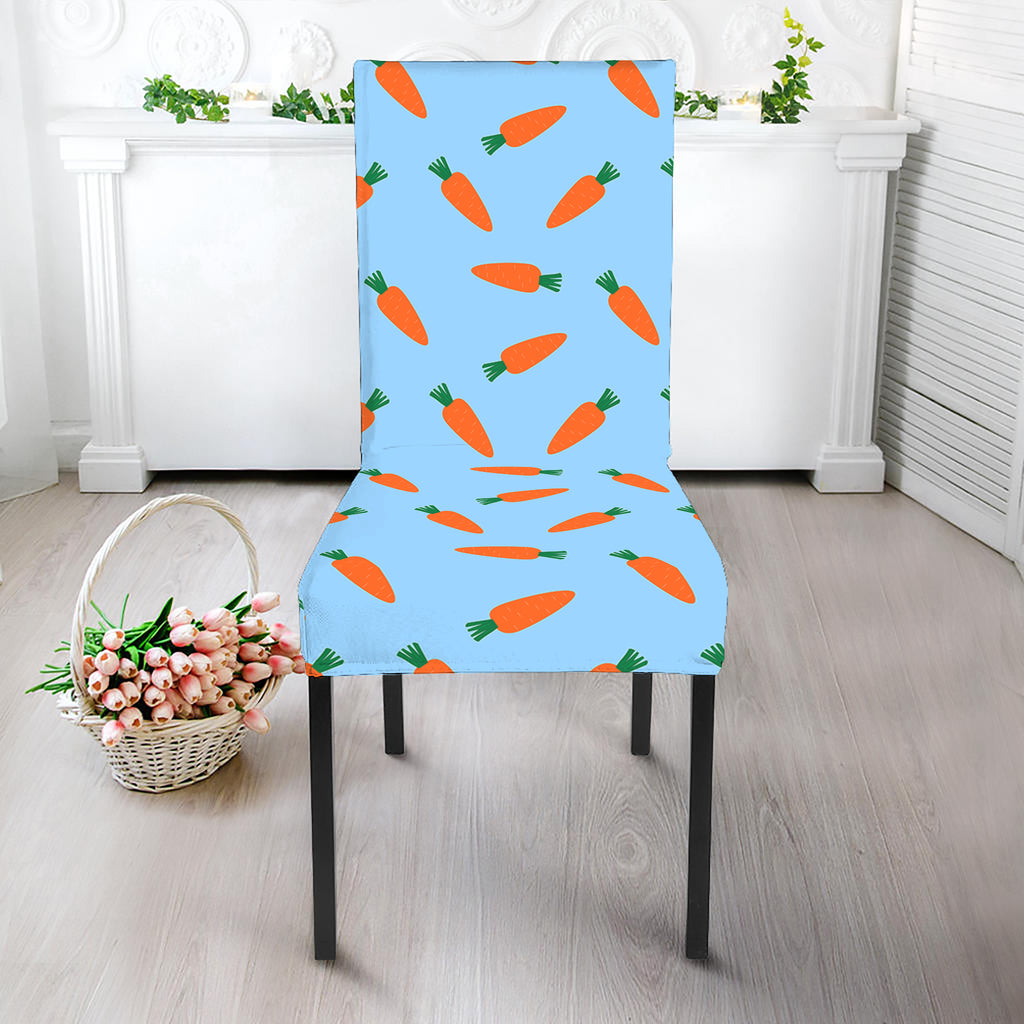 Little Carrot Pattern Print Dining Chair Slipcover