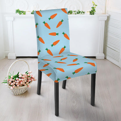 Little Carrot Pattern Print Dining Chair Slipcover