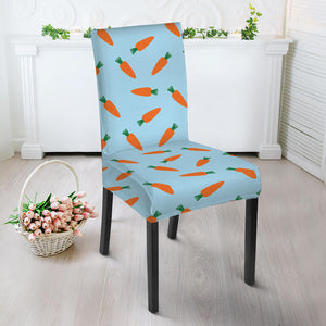 Little Carrot Pattern Print Dining Chair Slipcover