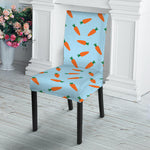 Little Carrot Pattern Print Dining Chair Slipcover