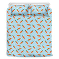 Little Carrot Pattern Print Duvet Cover Bedding Set