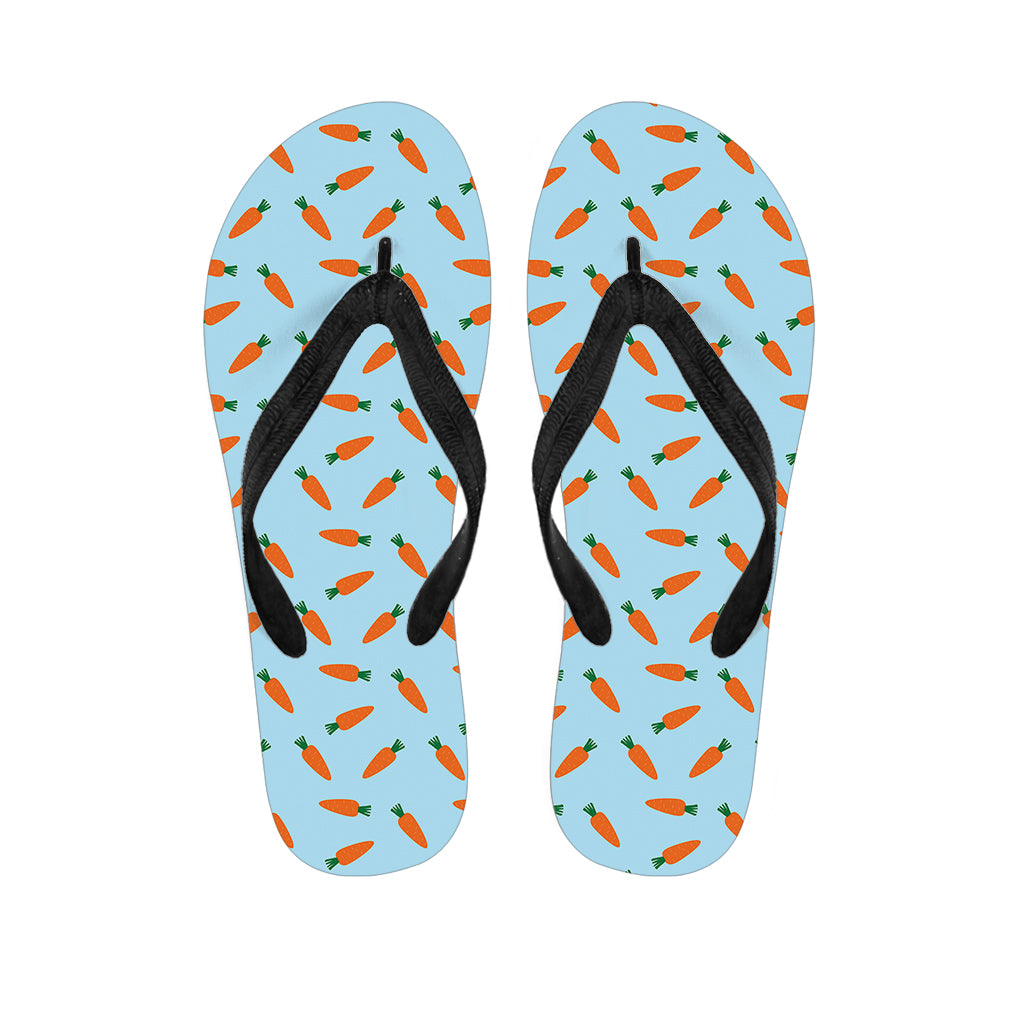 Little Carrot Pattern Print Flip Flops