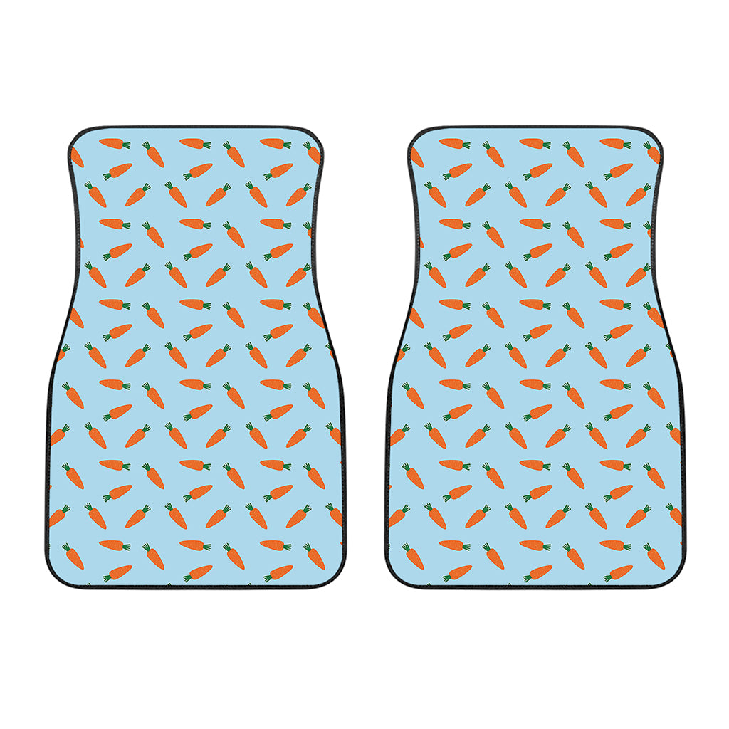 Little Carrot Pattern Print Front Car Floor Mats