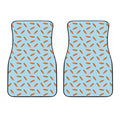 Little Carrot Pattern Print Front Car Floor Mats