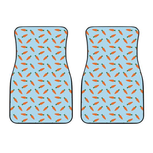 Little Carrot Pattern Print Front Car Floor Mats