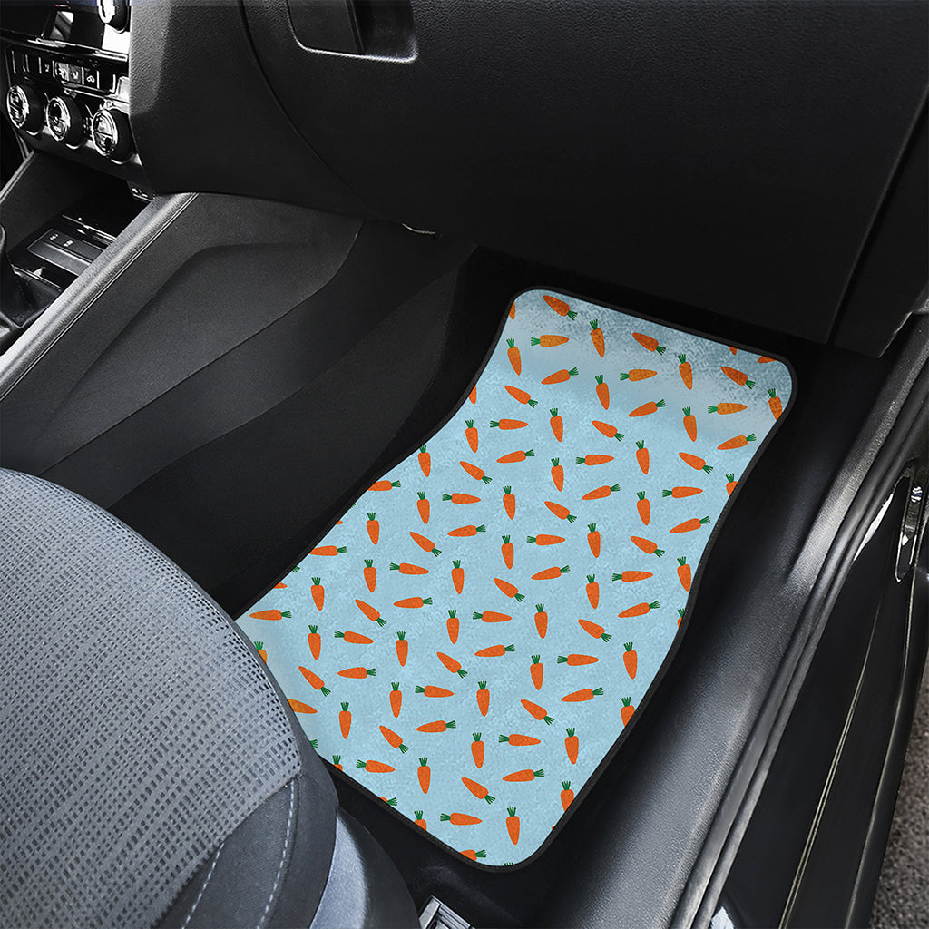 Little Carrot Pattern Print Front Car Floor Mats