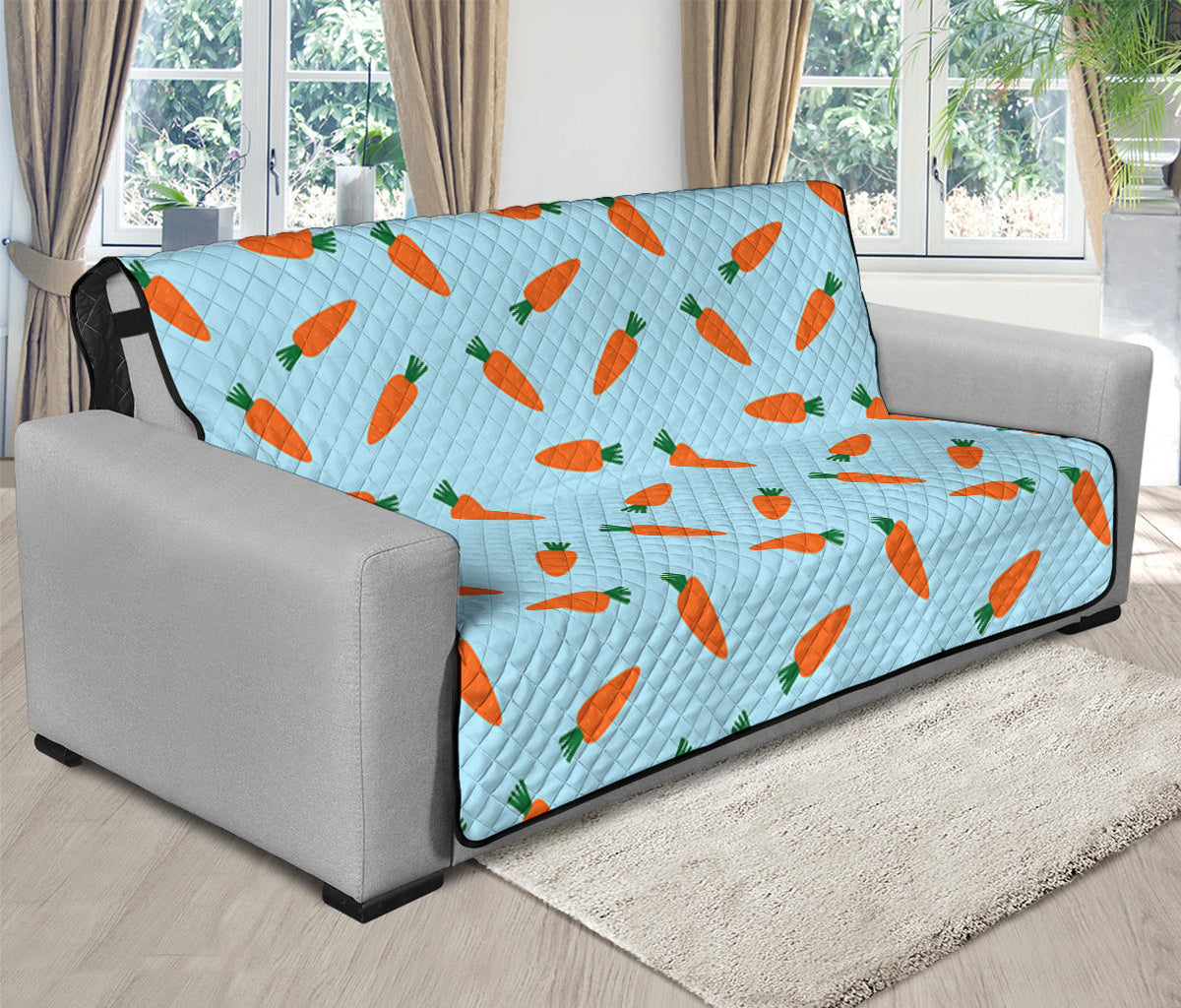 Little Carrot Pattern Print Futon Protector