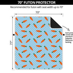 Little Carrot Pattern Print Futon Protector