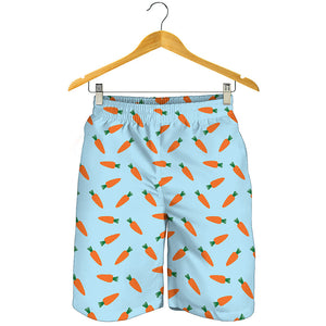 Little Carrot Pattern Print Men's Shorts