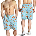 Little Carrot Pattern Print Men's Shorts