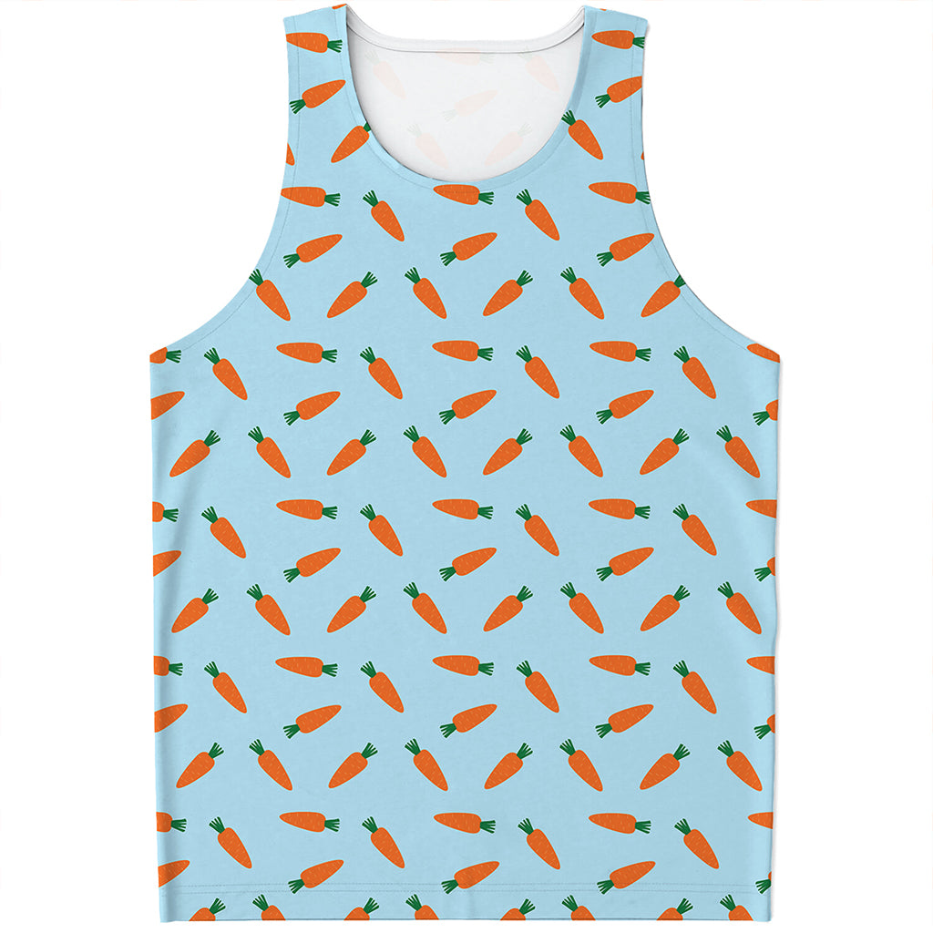 Little Carrot Pattern Print Men's Tank Top