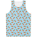 Little Carrot Pattern Print Men's Tank Top