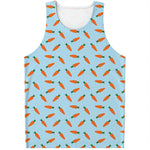 Little Carrot Pattern Print Men's Tank Top