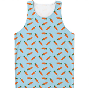 Little Carrot Pattern Print Men's Tank Top