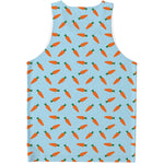 Little Carrot Pattern Print Men's Tank Top