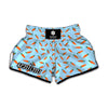 Little Carrot Pattern Print Muay Thai Boxing Shorts