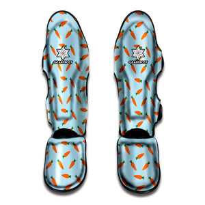 Little Carrot Pattern Print Muay Thai Shin Guard