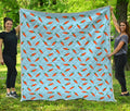 Little Carrot Pattern Print Quilt